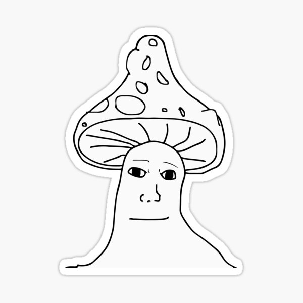 Vista previa del artículo con la obra «Meme Clásico De Hongos Shroomjak», diseñado y vendido por Rzera-.