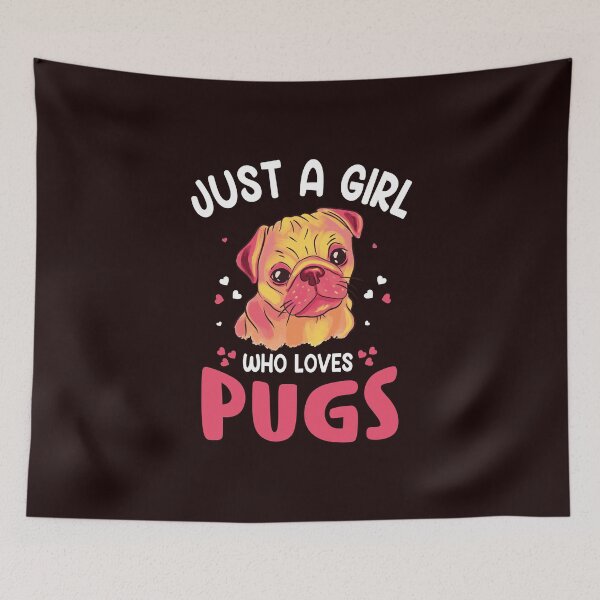 Item preview, Pug Lover Girls Pugs designed and sold by Shirtcaesar.