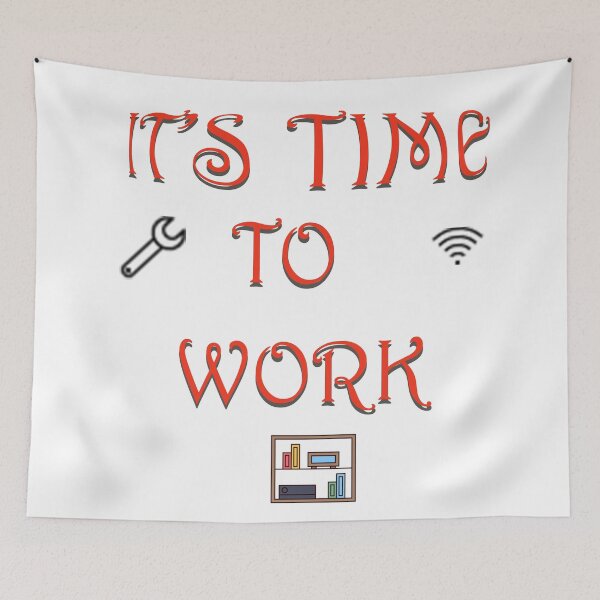 Item preview, it's time to work designed and sold by KLSproduct.