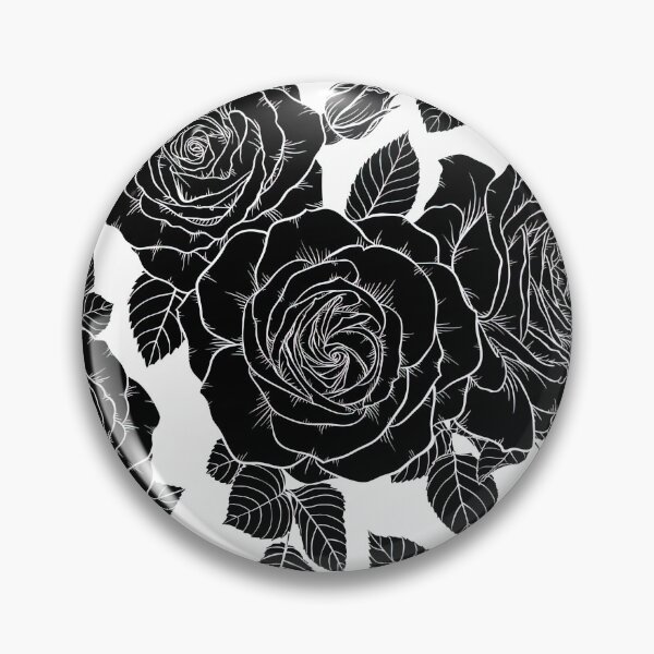 Item preview, Black Rose Pattern, Black Rose Seamless Pattern, Black Rose Pattern Design   designed and sold by graphic-genie.
