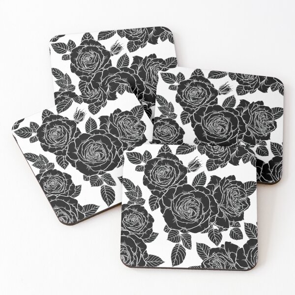 Item preview, Black Rose Pattern, Black Rose Seamless Pattern, Black Rose Pattern Design   designed and sold by graphic-genie.