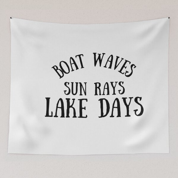 Item preview, Boat Waves sSn Rays Lake Days designed and sold by aliaiffa.