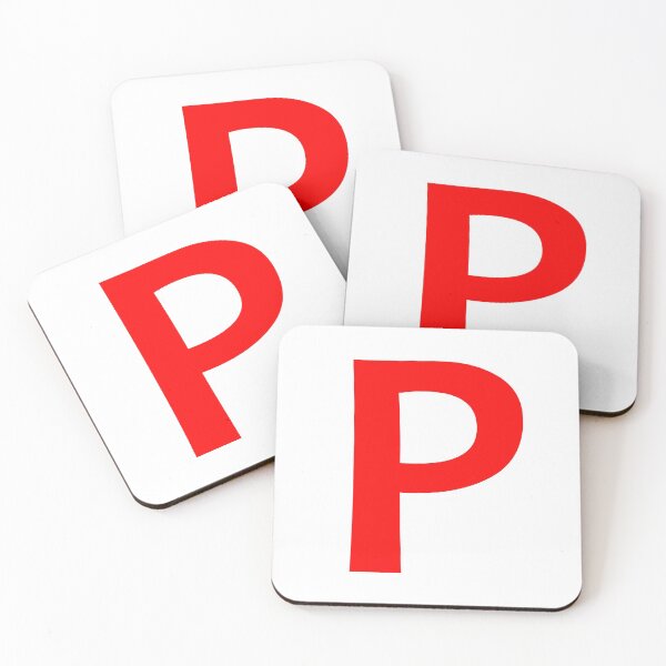 Item preview, Red color Letter P  designed and sold by WECreations.