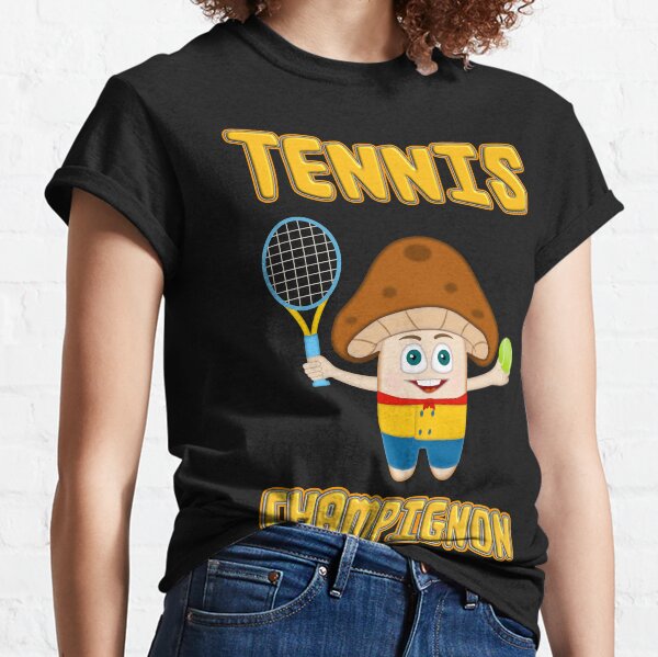 Tennis Champignon (Champion) Comicstyle Illustration Classic T-Shirt