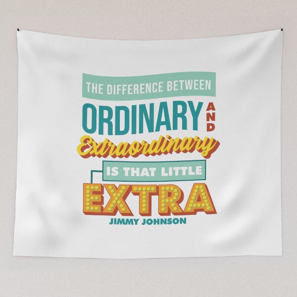 Item preview, Motivational Jimmy Johnson Quote designed and sold by garmentoffaith.