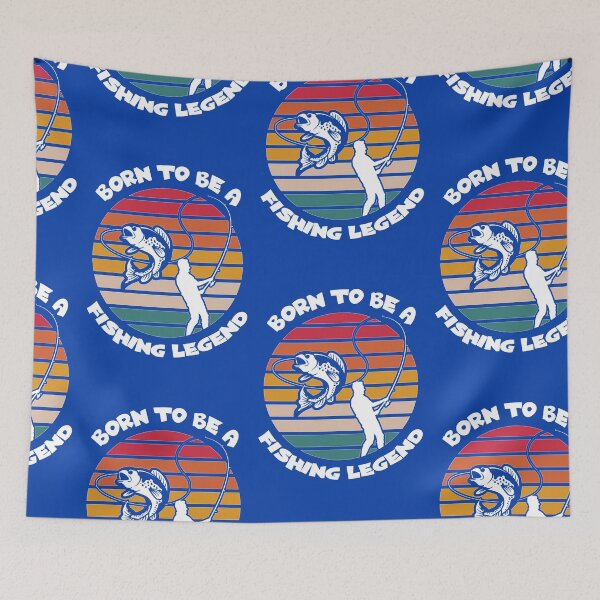 Item preview, Born To Be A Fishing Legend designed and sold by SportyDogShop.