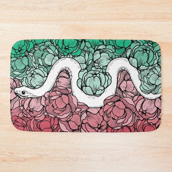 Item preview, Abrosexual Pride Floral Snake designed and sold by izzychar.