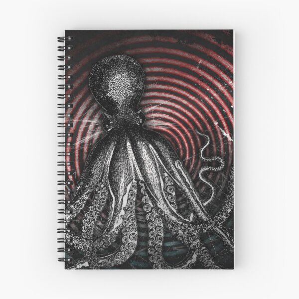 Artikelvorschau, Oktopus auf Spirale entworfen und verkauft von HauntedMammoth.
