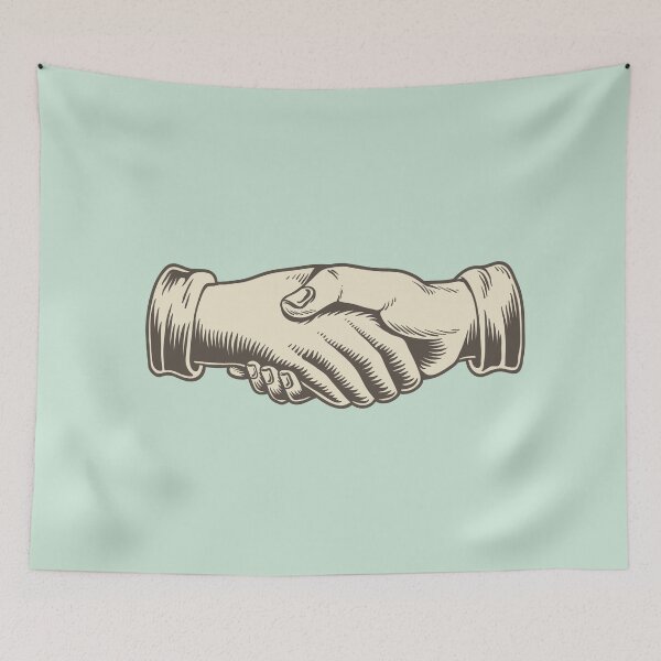 Item preview, Illustration Handshake designed and sold by Peekonet.