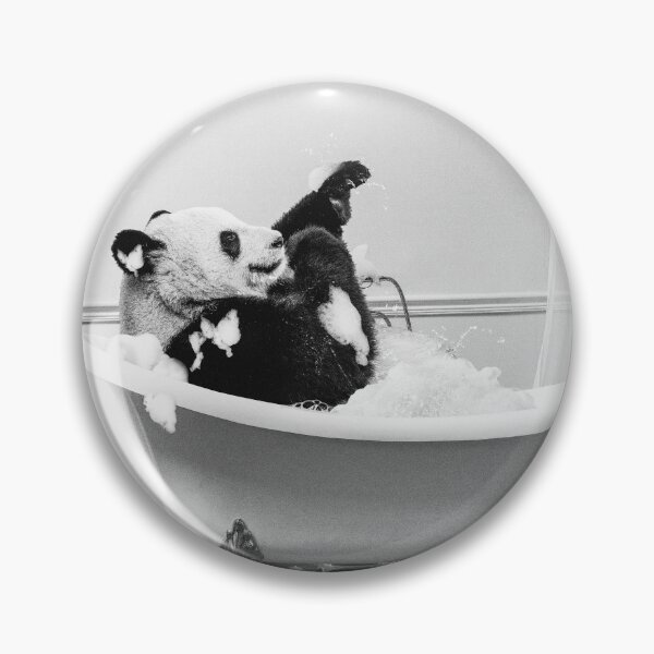 Item preview, Panda in bathtub designed and sold by SurfolioPrints.