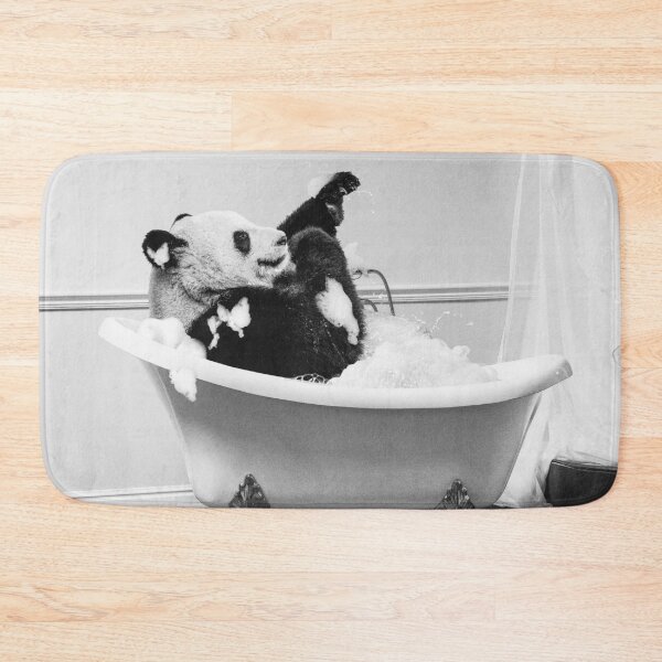 Item preview, Panda in bathtub designed and sold by SurfolioPrints.