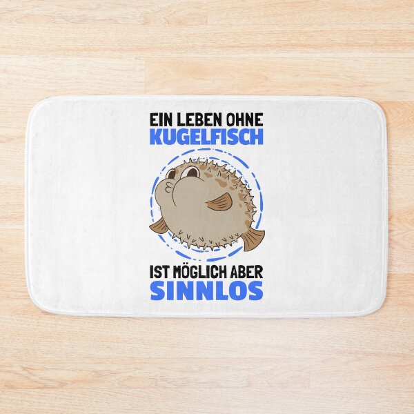 Item preview, Life without puffer fish aquarium fish gift designed and sold by madgrfx.
