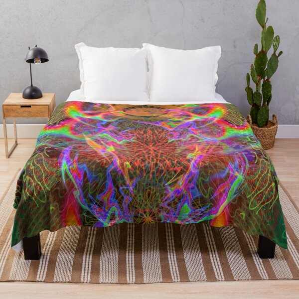 Artikelvorschau, Kundalini Fired Up (Regenbogenfeuerflamme) entworfen und verkauft von Discordant Dreams Art.