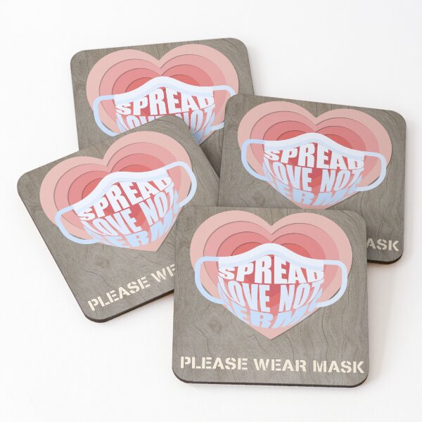 Item preview, Spread love not germs quote Essential designed and sold by psquare17.