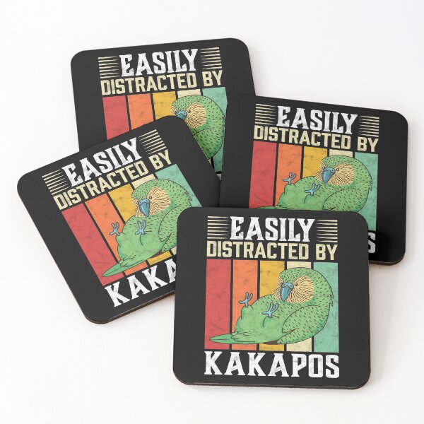 Item preview, Distracted by Kakapo New Zealand parrot designed and sold by madgrfx.