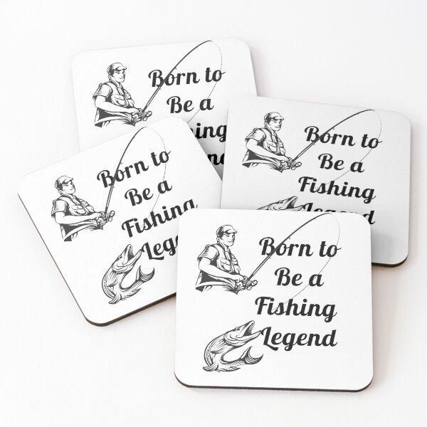 Item preview, born to be a fishing legend designed and sold by PattanaShop.