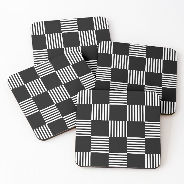 Item preview, Monochrome Black & White Checkerboard Pattern designed and sold by MartineMeeka.