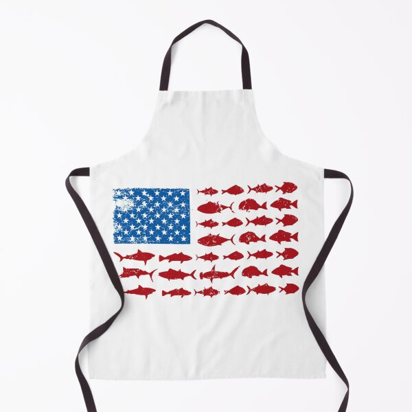 Item preview, American USA Flag Fishing Vintage design Fish Species designed and sold by InkyJack.
