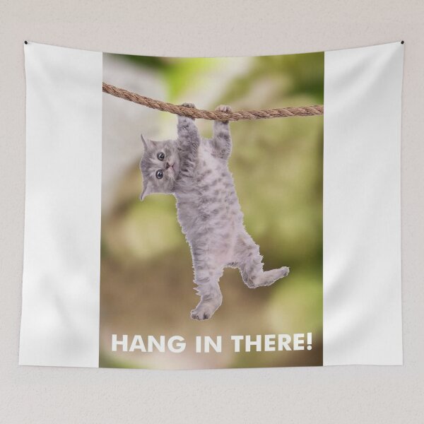 Item preview, Baby Cat Hang In There Poster designed and sold by imagepirre.