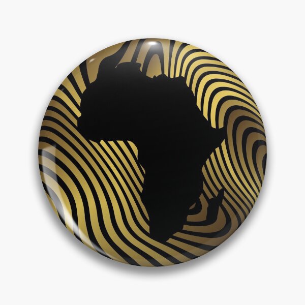 Item preview, África con estampado de cebra dorado sobre negro designed and sold by Miatopia.