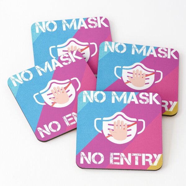 Item preview, NO MASK NO ENTRY quote Essential designed and sold by psquare17.