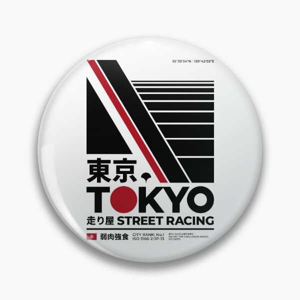 Item preview, Tokyo Street Racing (Black on White) designed and sold by STUDIO-72.