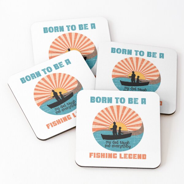 Item preview, Born To Be A Fishing Legend designed and sold by SportyDogShop.