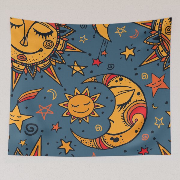 Item preview, Fun Whimsical Moon and Sun Design designed and sold by AwakenedSoul.