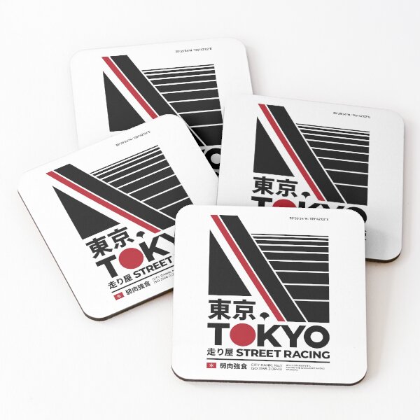 Item preview, Tokyo Street Racing (Black on White) designed and sold by STUDIO-72.