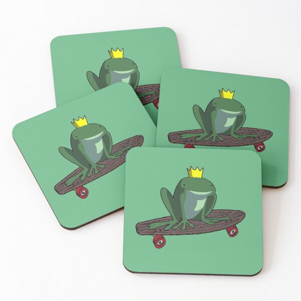 Item preview, Skateboarding frog king designed and sold by lazarosdesign.