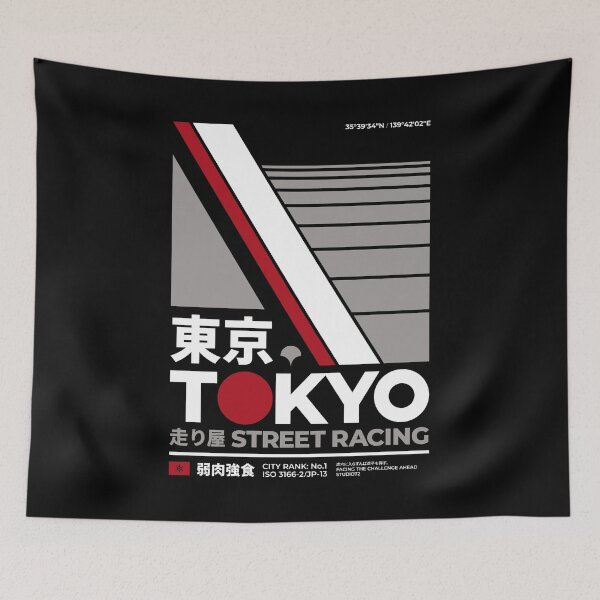 Item preview, Tokyo Street Racing (on Black) designed and sold by STUDIO-72.
