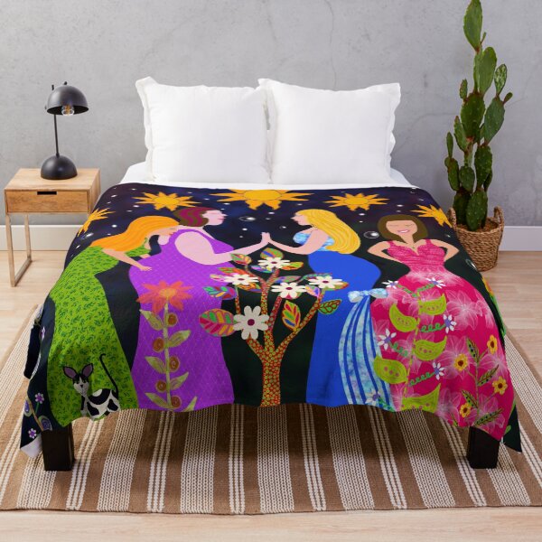 Item preview, Women Power - Beautiful - Sun - Stars - Flowers designed and sold by Birgit Dugan.