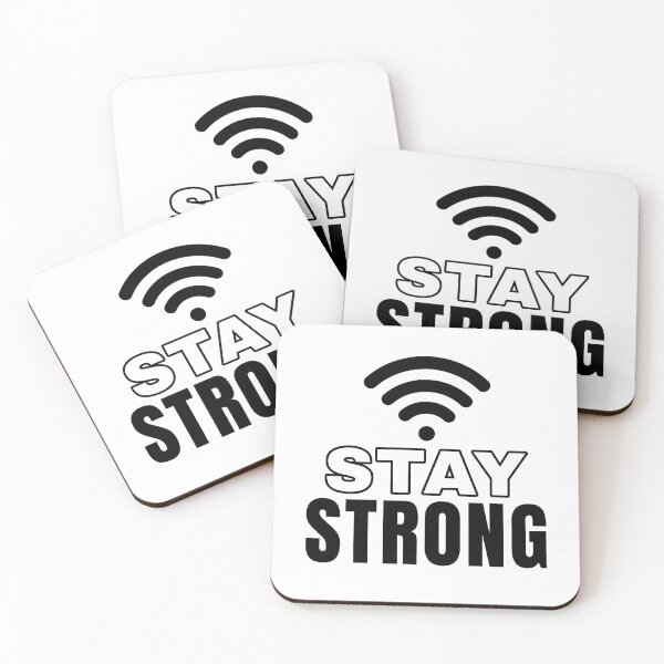 Item preview, Stay strong - Wifi - Funny designed and sold by OutcastBrain.
