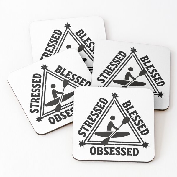 Item preview, Canoeing: Stressed. Blessed. Obsessed. designed and sold by TheGreenGoat.
