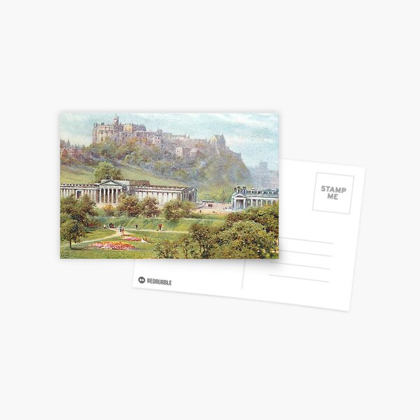 Item preview, Vintage Illustration of Edinburgh Castle from the East designed and sold by yourscotland.
