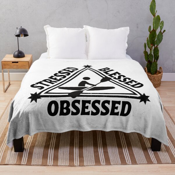 Item preview, Canoeing: Stressed. Blessed. Obsessed. designed and sold by TheGreenGoat.