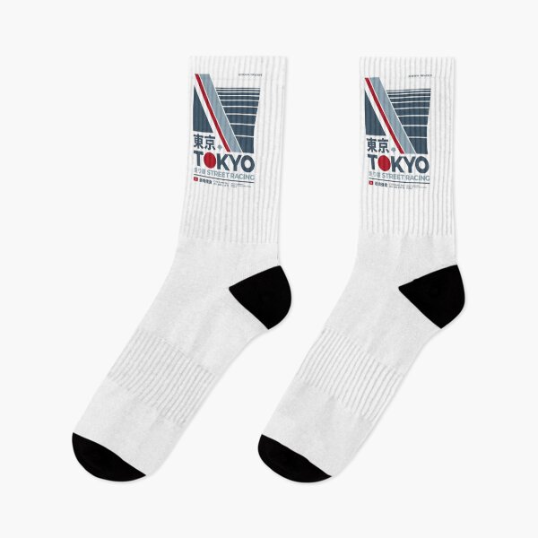 Item preview, Tokyo Street Racing (Blue on White) designed and sold by STUDIO-72.