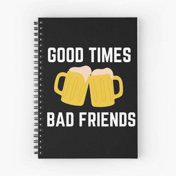Item preview, Good Times Bad Friends Retro Mens Boys designed and sold by mirzadesign.
