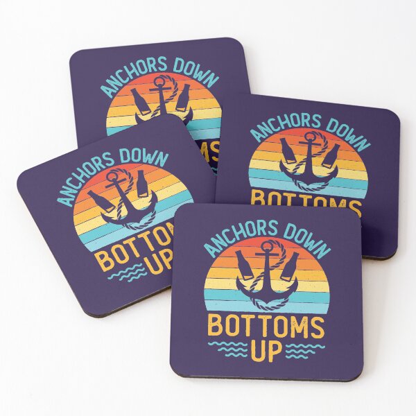 Item preview, Anchors Down Bottoms Up Funny Boating Drinking designed and sold by jaygo.