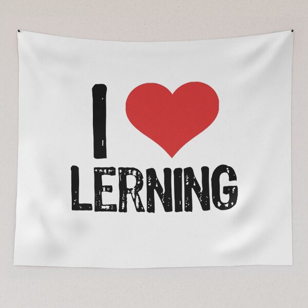 Item preview, I Love Lerning designed and sold by The "I Love Everything" Shop.