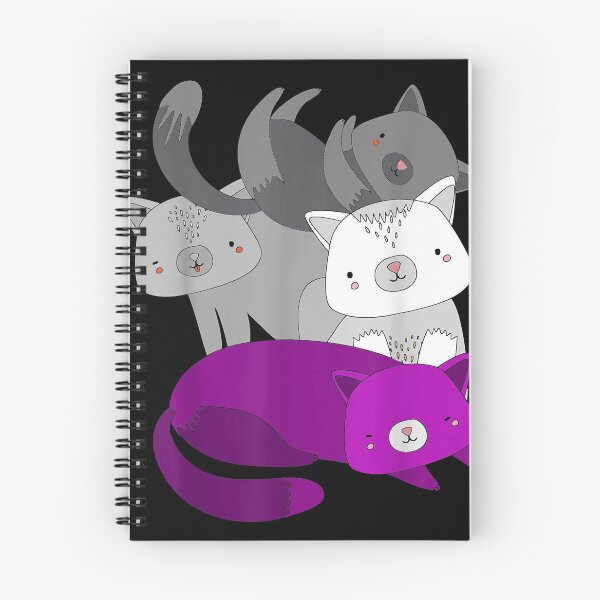 Item preview, Asexual Flag Cat Kawaii Animal Asexuality Ace Gift Asexual designed and sold by JesseStewart.