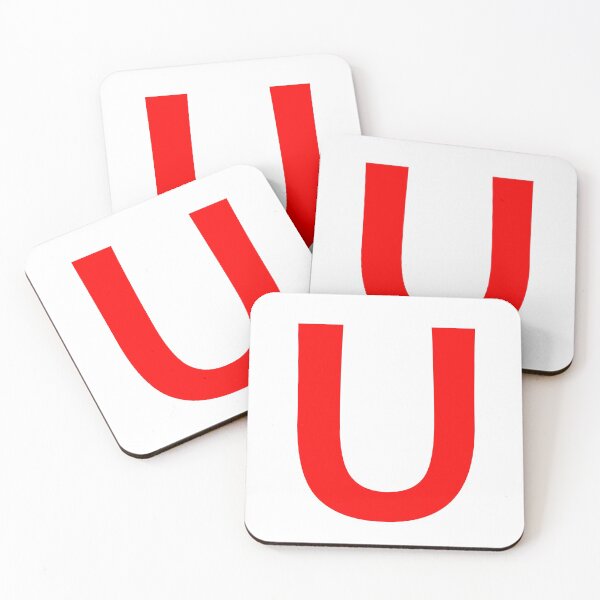 Item preview, Red color Letter U  designed and sold by WECreations.