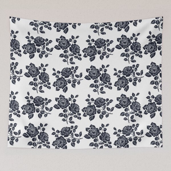 Item preview, Black Rose Pattern, Black Rose Seamless Pattern, Black Rose Pattern Design   designed and sold by graphic-genie.