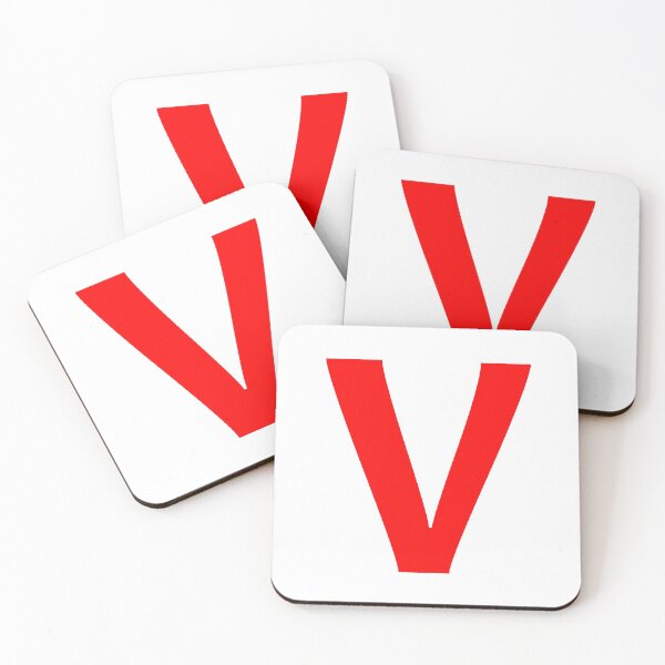 Item preview, Red color Letter V designed and sold by WECreations.