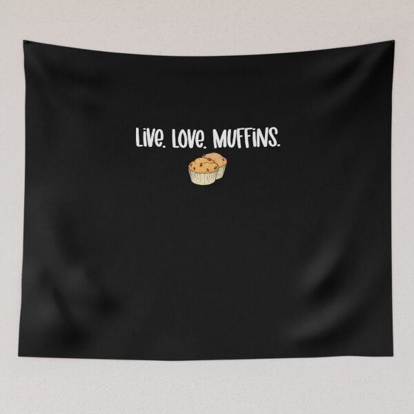 Item preview, Live Love Muffins Pastries Dessert Muffin Time Griddle designed and sold by Nessshirts.