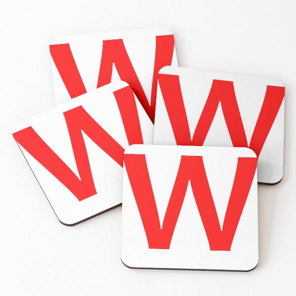 Item preview, Red color Letter W designed and sold by WECreations.