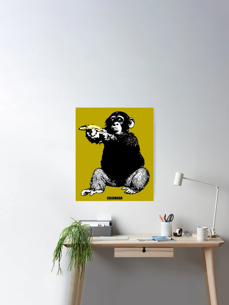 | Coldwash SHOOTING for by Poster Redbubble MONKEY BANANA\