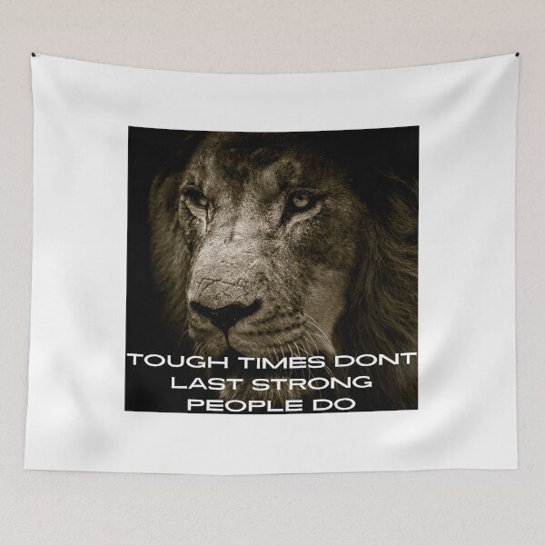 Item preview, Tough times don't last strong people do designed and sold by TheWallFlowersofCypress.