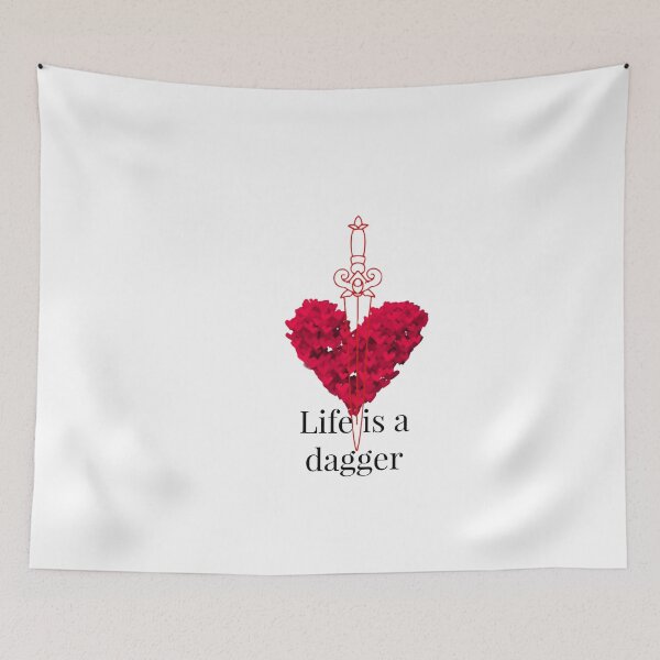 Item preview, Life is a dagger designed and sold by Mariocii.