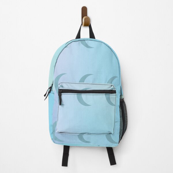 Item preview, Blue Crescent Moon Pattern in Blue/Green Gradient Sky designed and sold by ShaunSandhu.